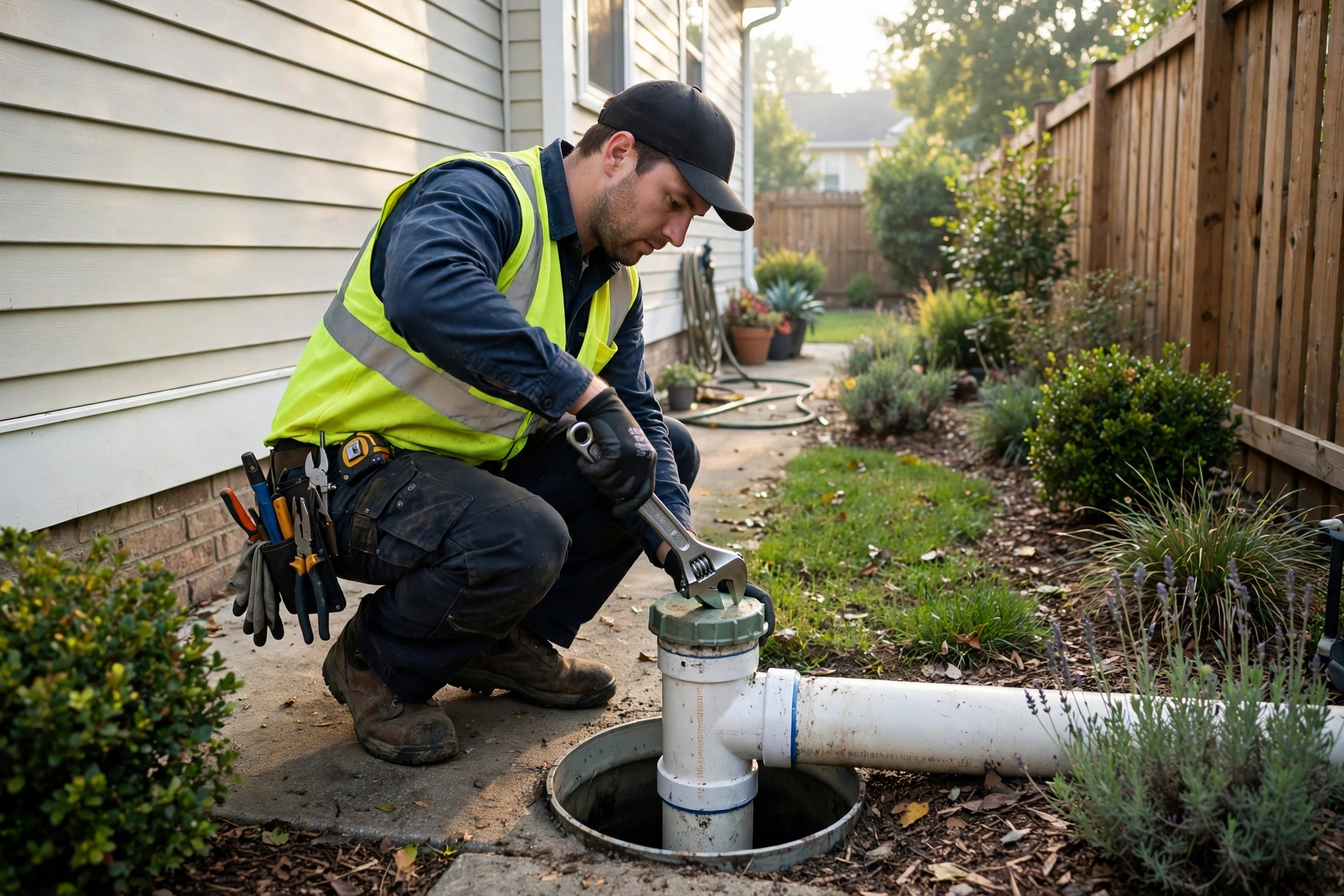 Scheduled sewer line maintenance in Cerritos, CA