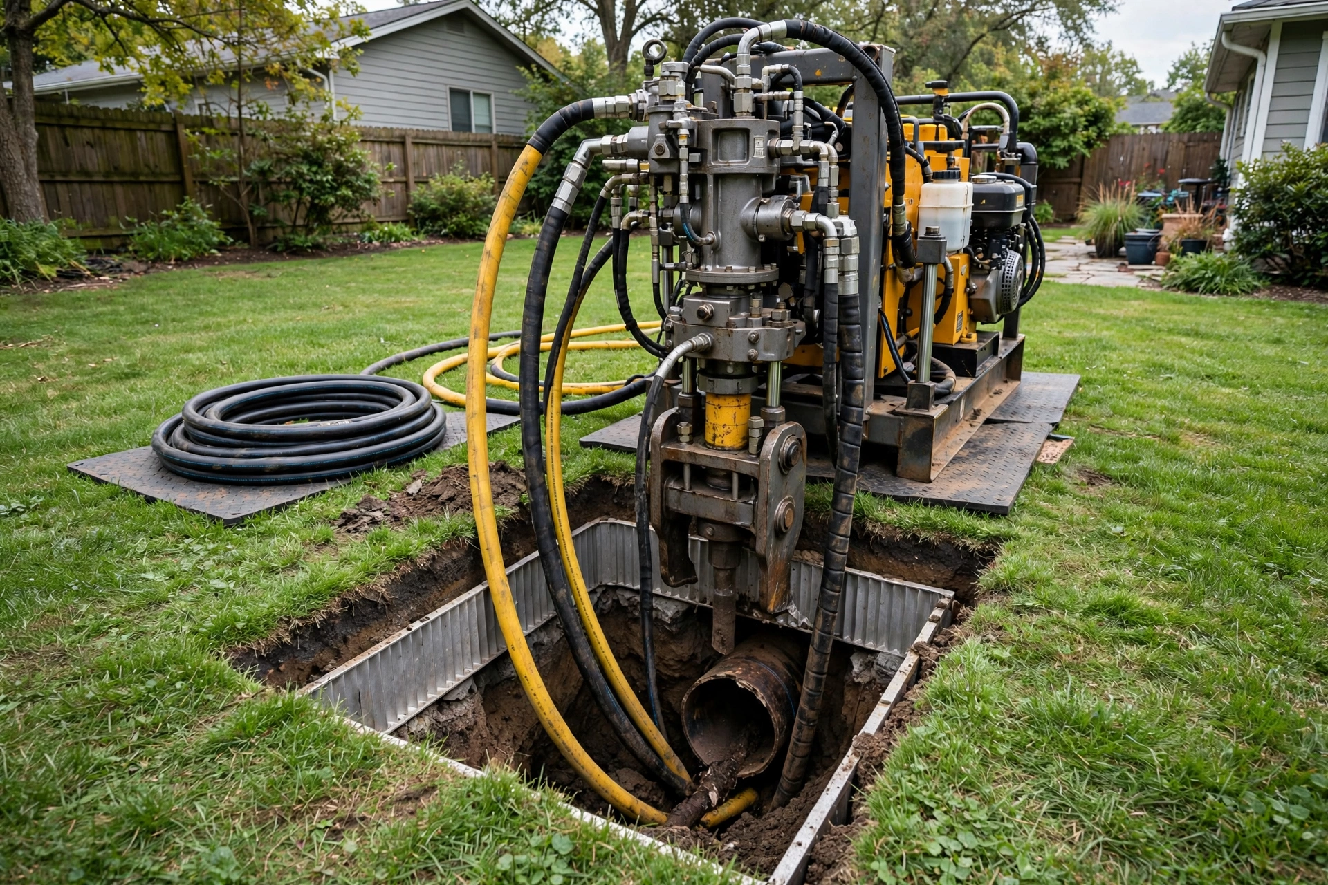 No-dig trenchless sewer fix in Whittier, CA