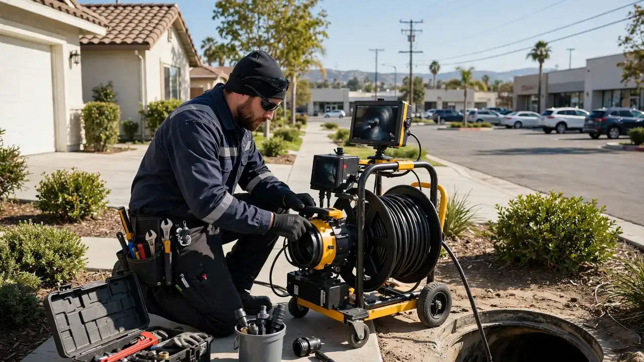 Sewer line repair service in Carson, CA