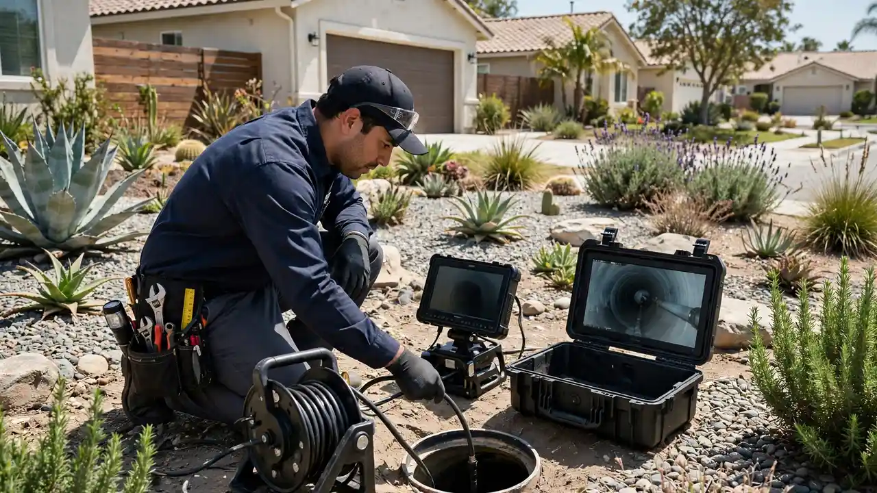 Sewer line repair service in Garden Grove, CA