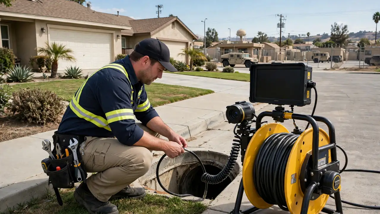Sewer line repair service in Los Alamitos, CA