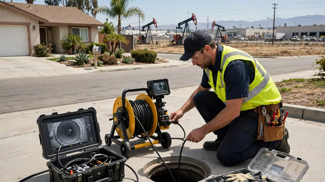 Sewer line repair service in Santa Fe Springs, CA