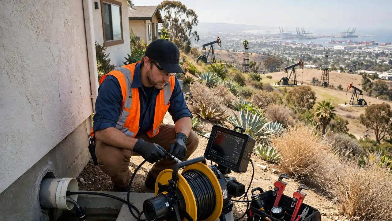 Sewer line repair service in Signal Hill, CA