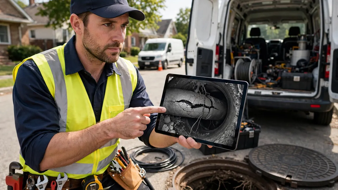 Deciding between sewer repair and replacement — Cerritos, CA