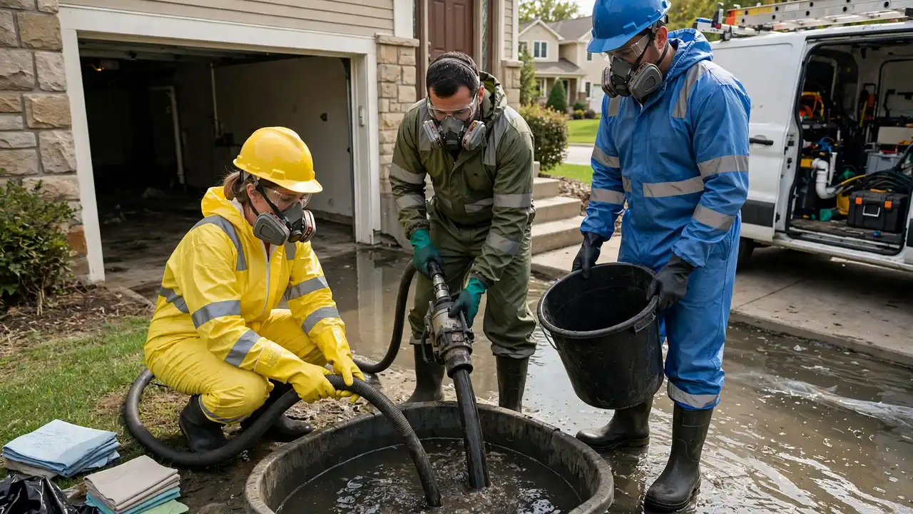 Emergency sewer backup response — Cerritos, CA