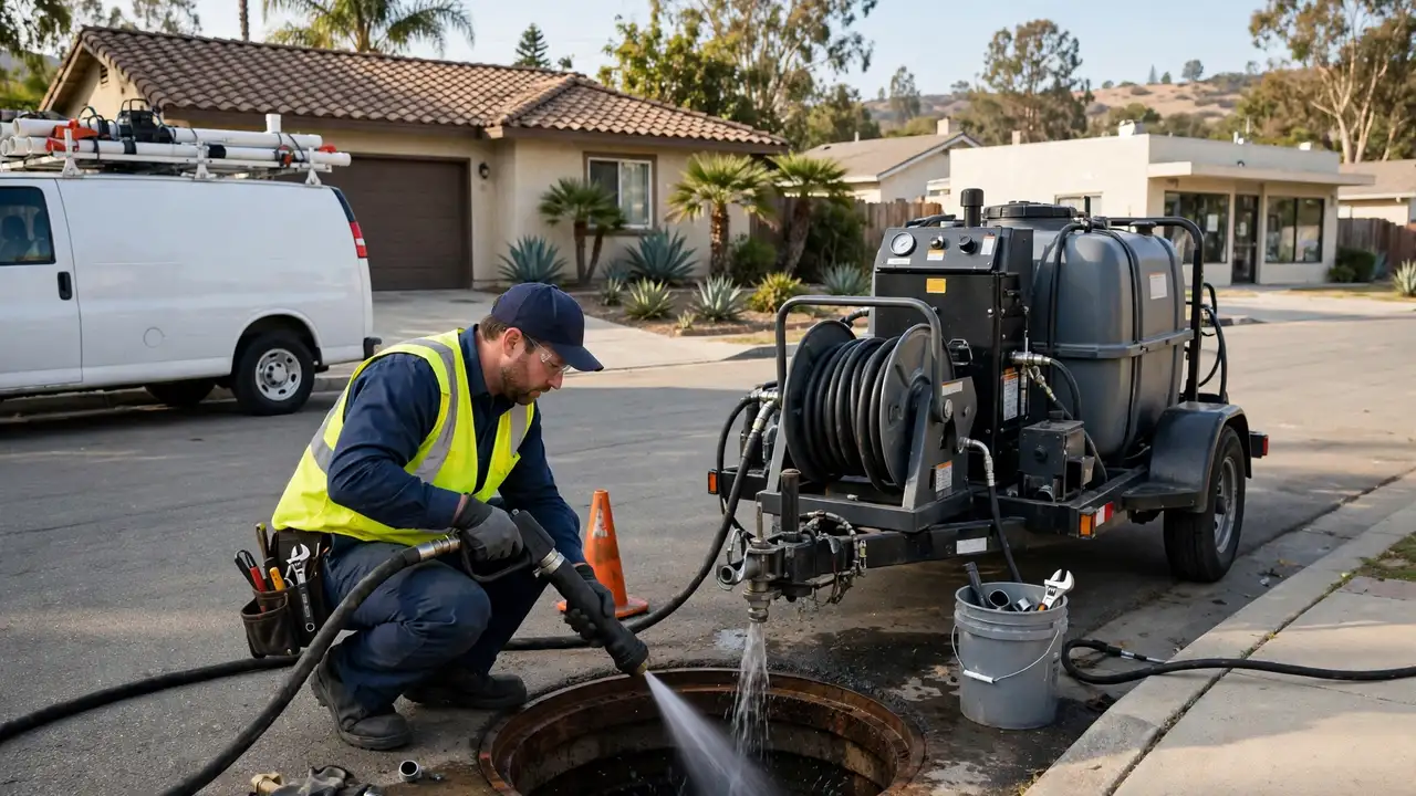 Servicios comerciales de alcantarillado en Carson, CA