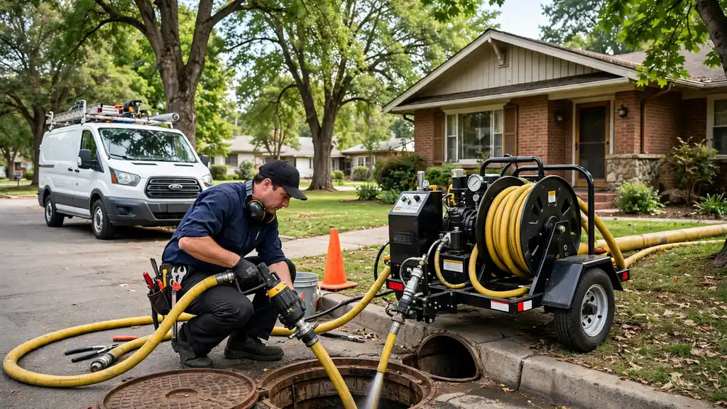 Servicios comerciales de alcantarillado en Fullerton, CA