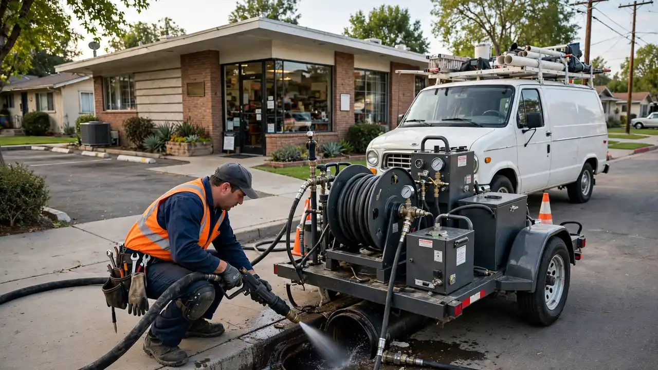 Servicios comerciales de alcantarillado en Lakewood, CA