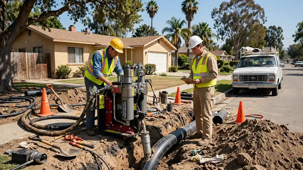 Pipe Bursting in Anaheim, CA