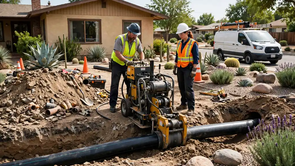 Pipe Bursting in Bellflower, CA