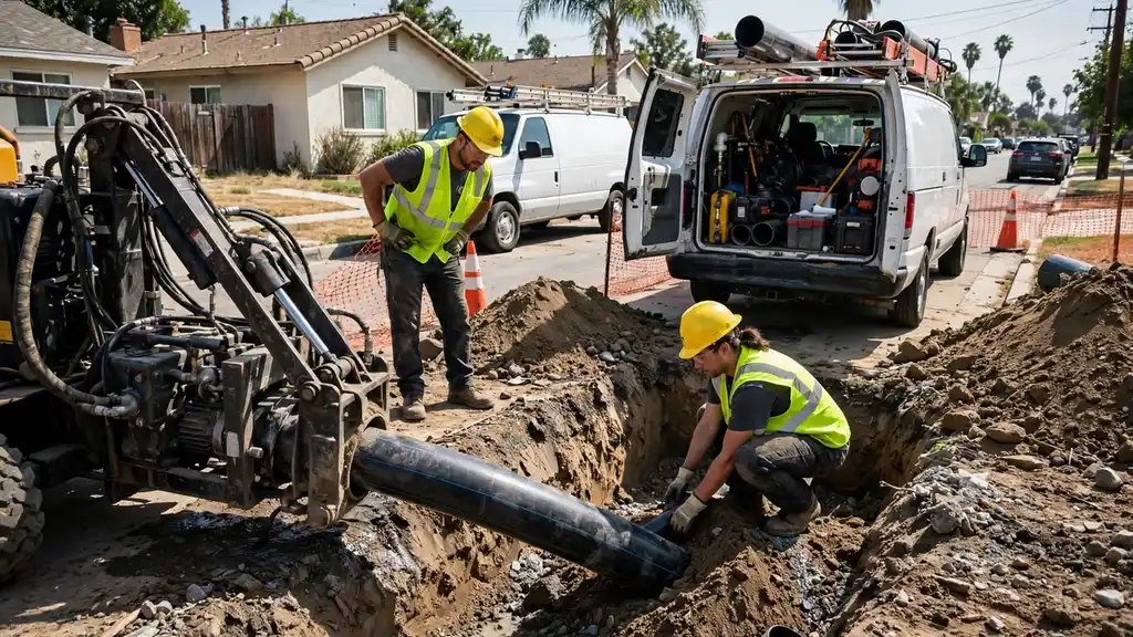 Pipe Bursting in Compton, CA