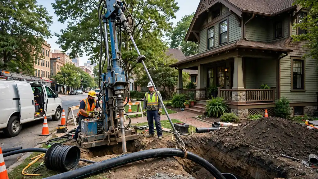 Pipe Bursting in Fullerton, CA