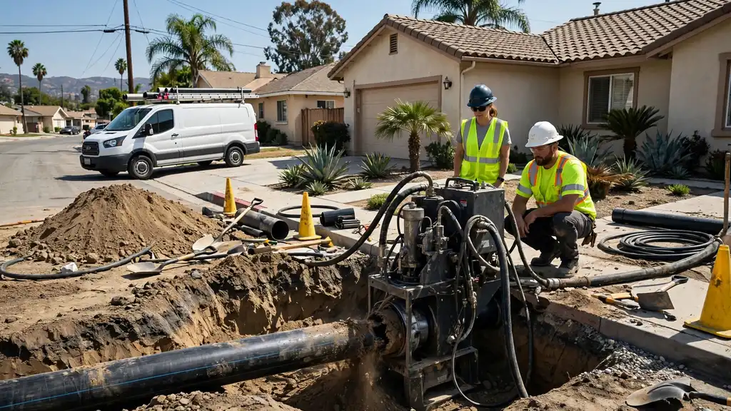 Pipe Bursting in Hawaiian Gardens, CA