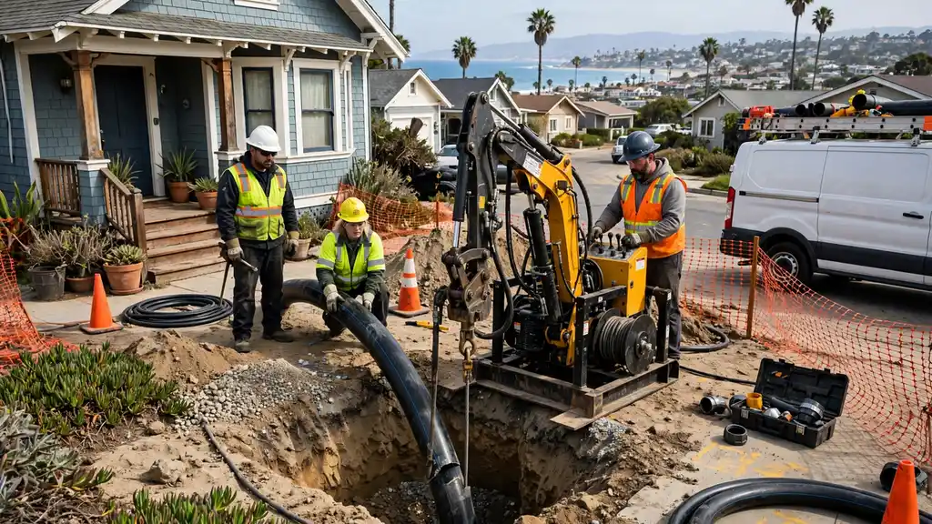 Pipe Bursting in Long Beach, CA