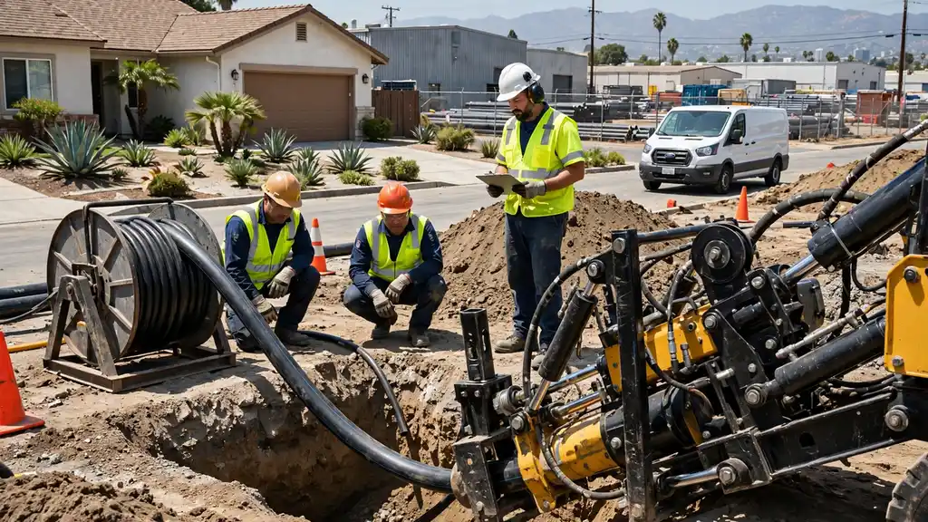 Pipe Bursting in Paramount, CA