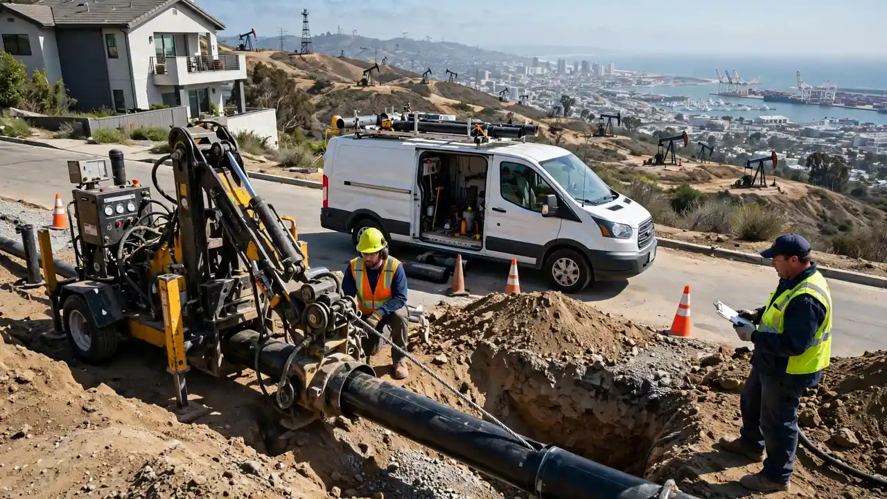 Pipe Bursting in Signal Hill, CA