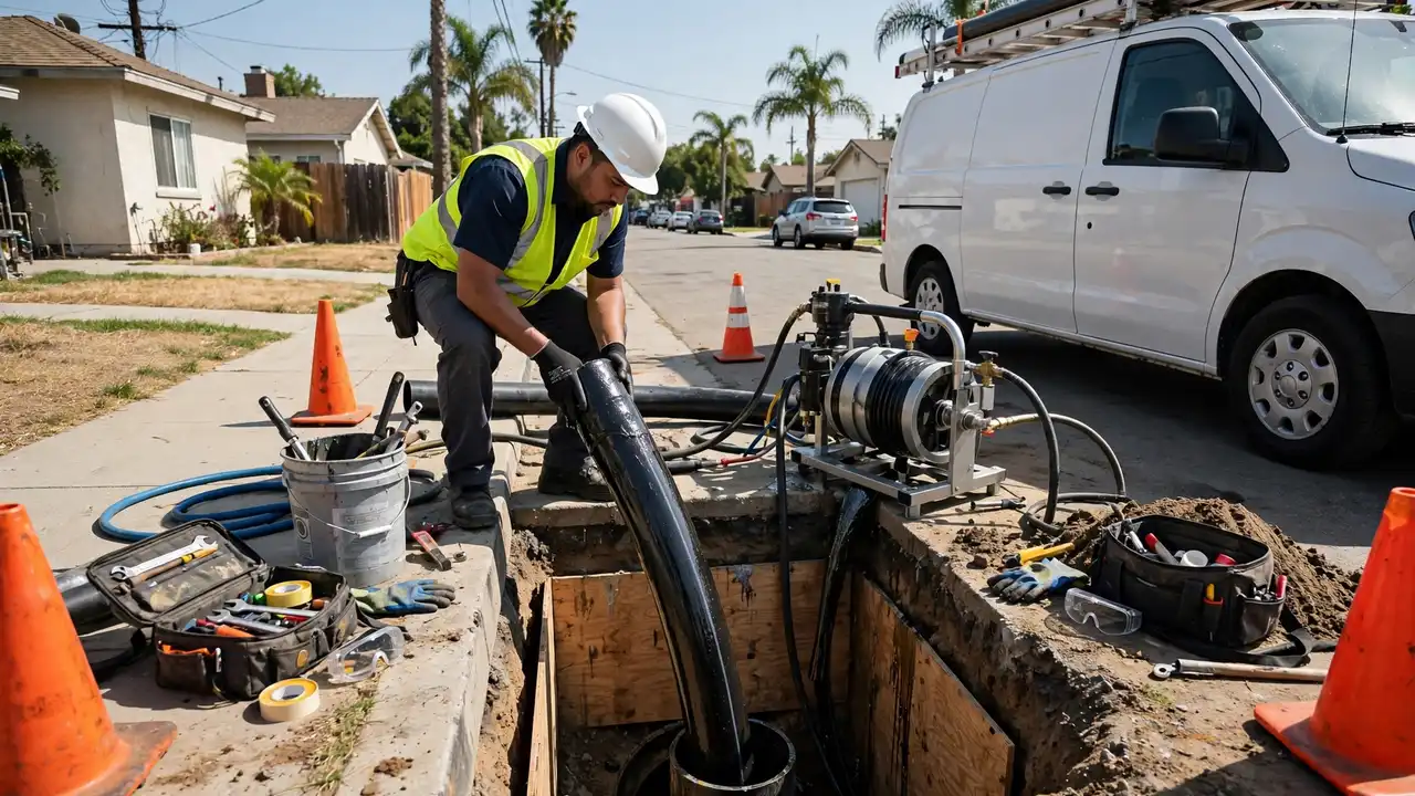 Revestimiento interior de tuberías en Compton, CA