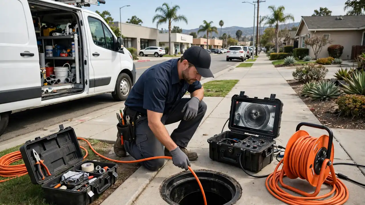Sewer Camera Inspection in Carson, CA