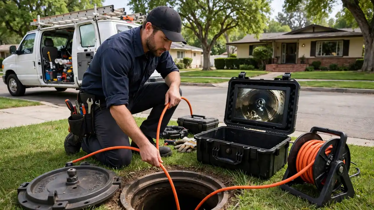 Sewer Camera Inspection in Downey, CA