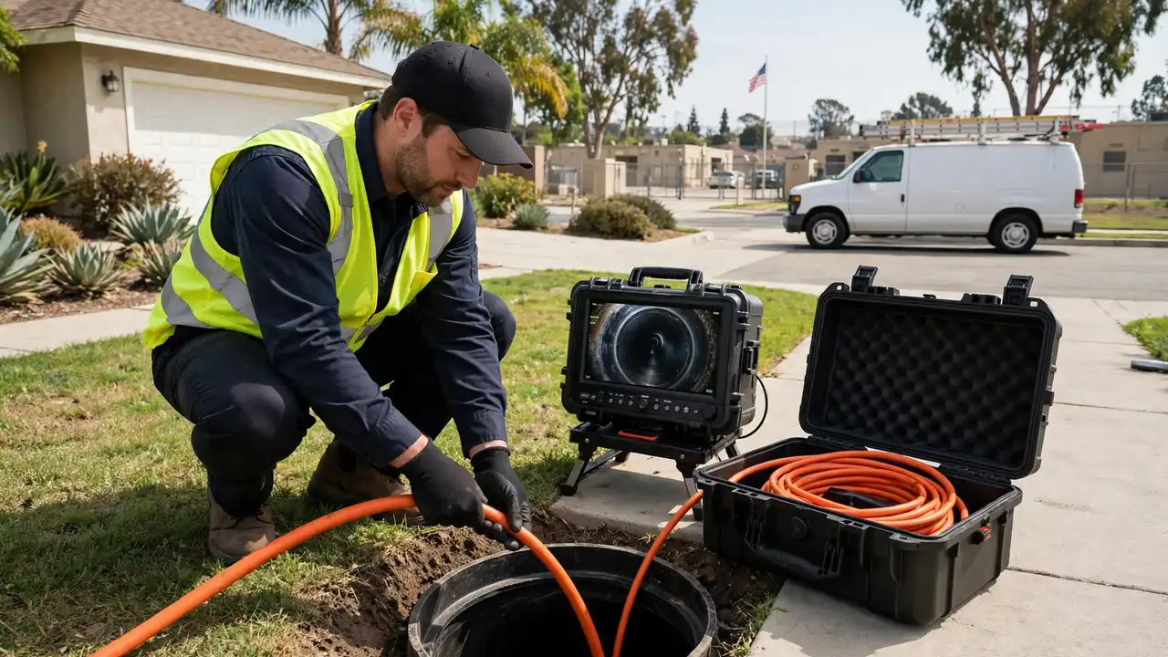 Sewer Camera Inspection in Hawaiian Gardens, CA
