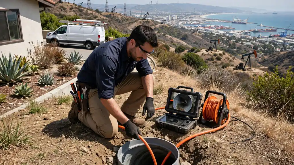 Sewer Camera Inspection in Signal Hill, CA