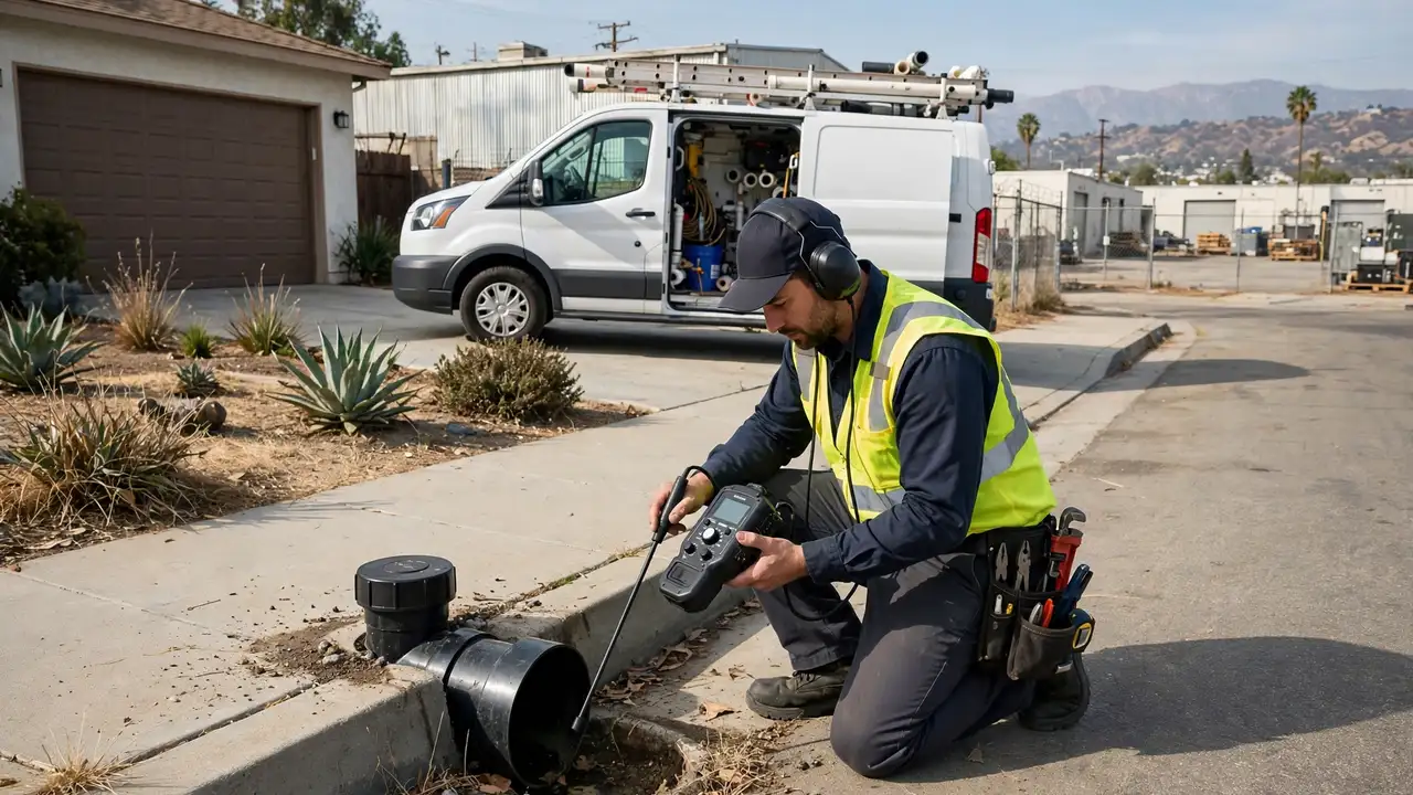 Sewer Leak Detection in Paramount, CA