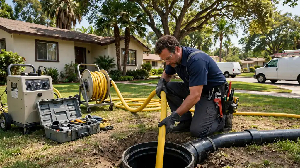 Sewer Line Cleaning in Anaheim, CA
