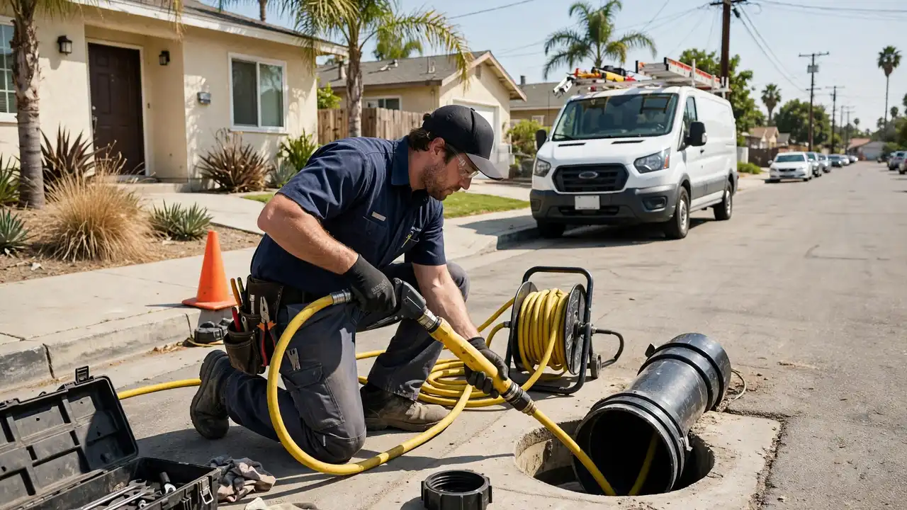 Sewer Line Cleaning in Compton, CA