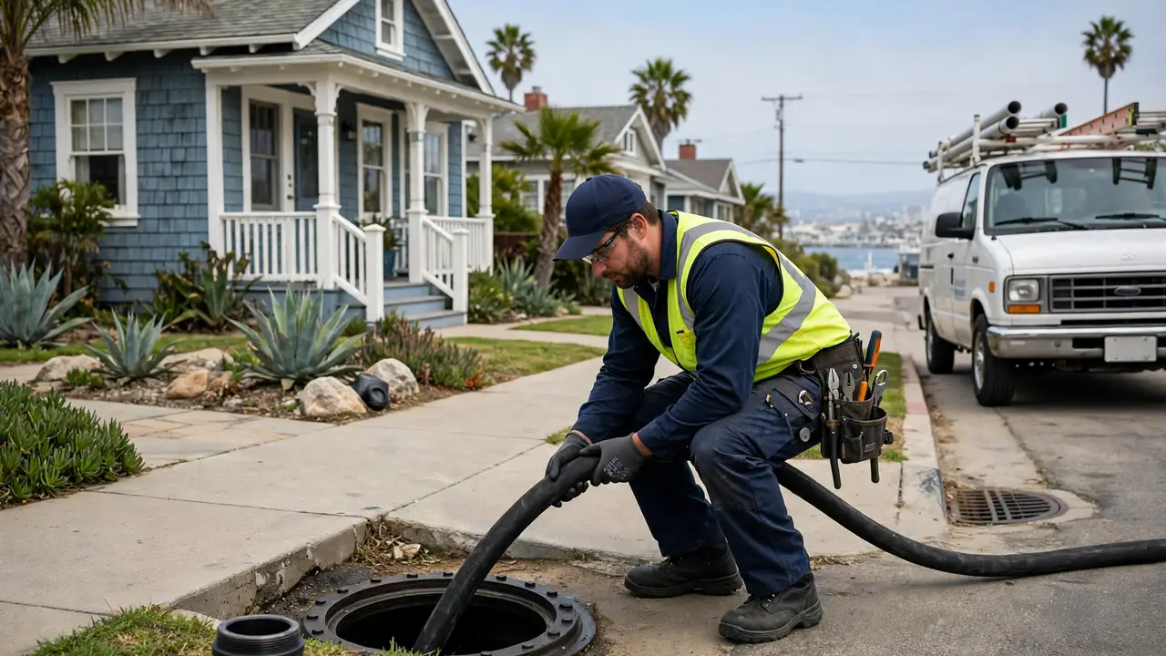 Sewer Line Cleaning in La Palma, CA