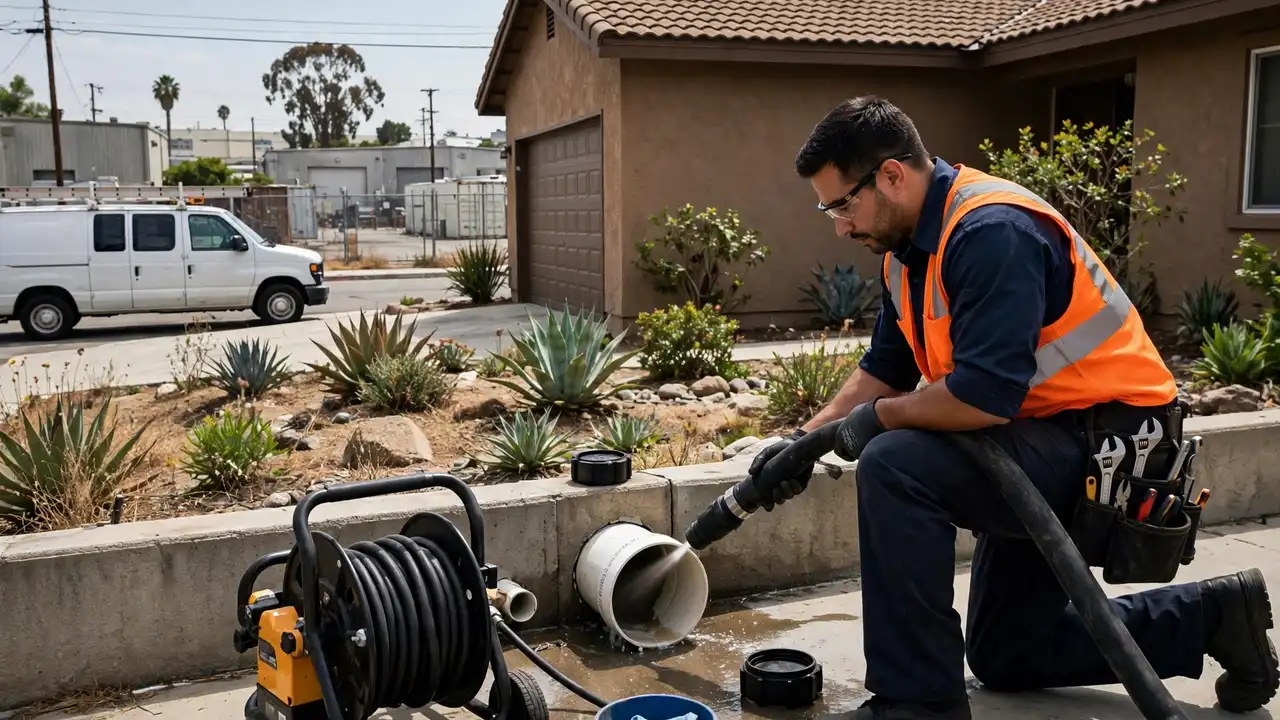 Sewer Line Cleaning in Paramount, CA