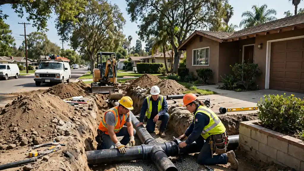 Sewer Line Installation in Anaheim, CA