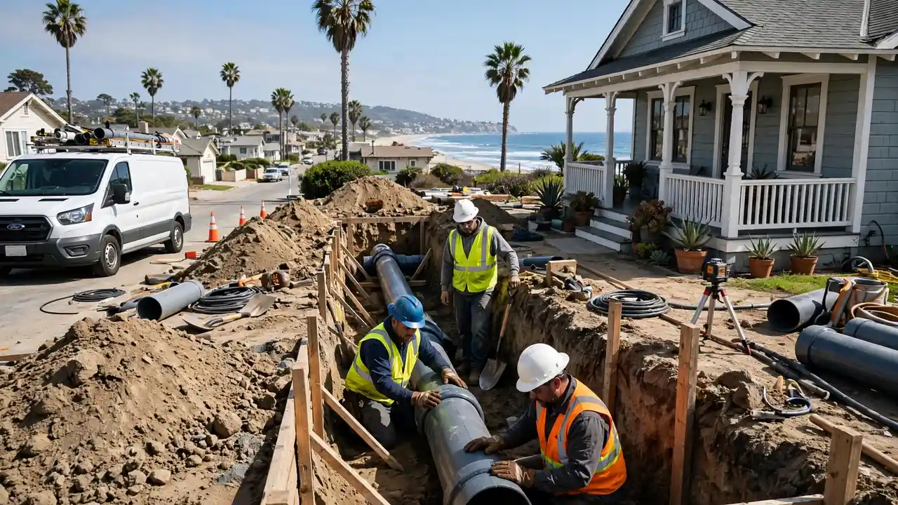 Sewer Line Installation in Carson, CA
