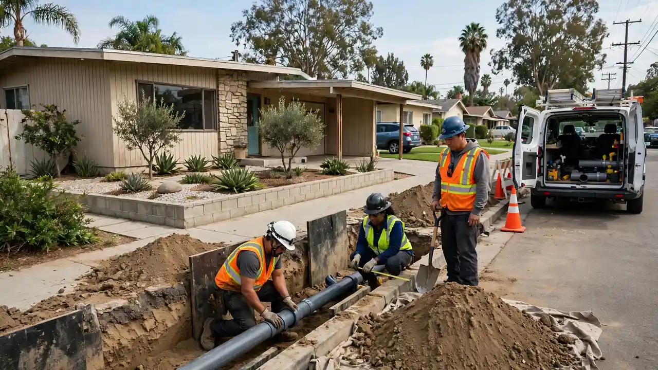 Sewer Line Installation in Lakewood, CA