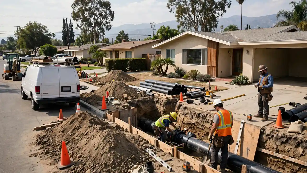 Sewer Line Installation in Norwalk, CA