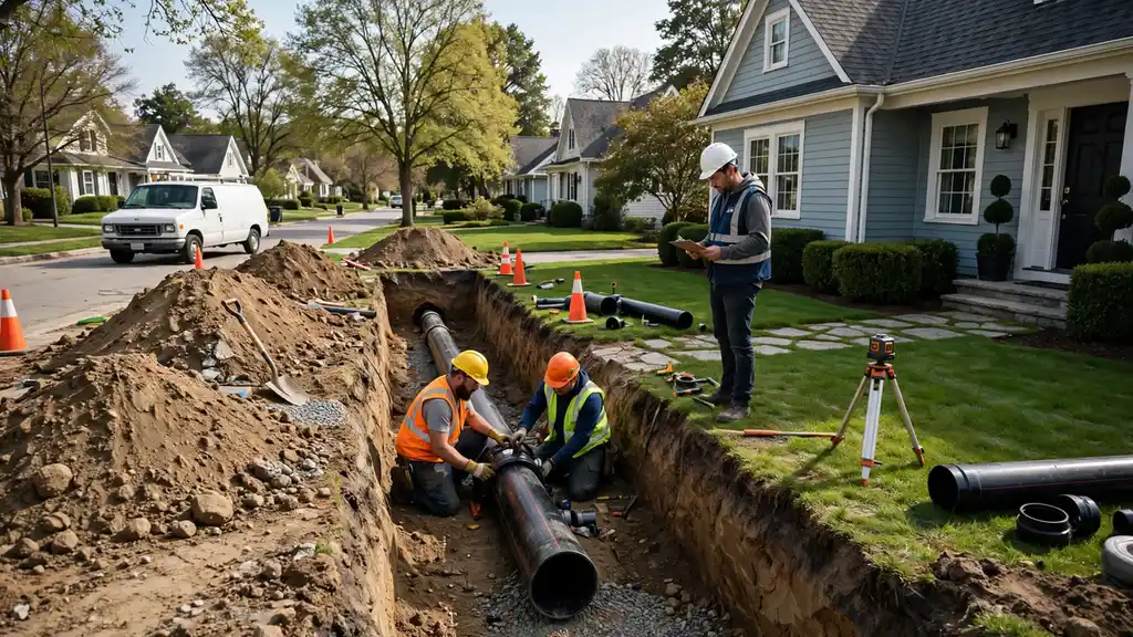 Sewer Line Installation in Stanton, CA