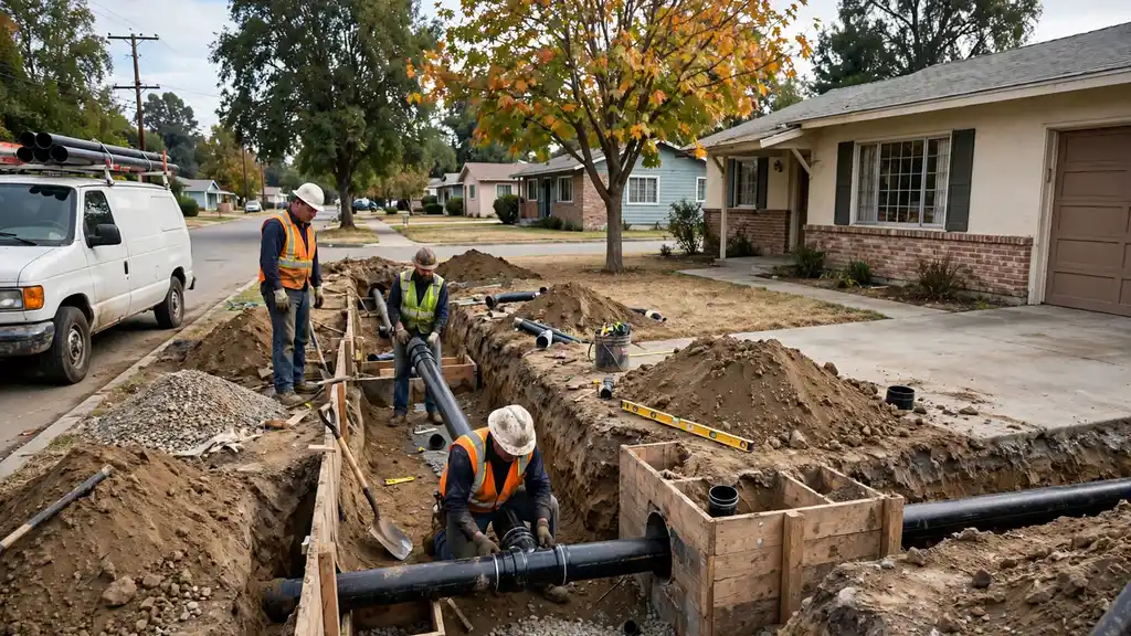 Sewer Line Installation in Whittier, CA
