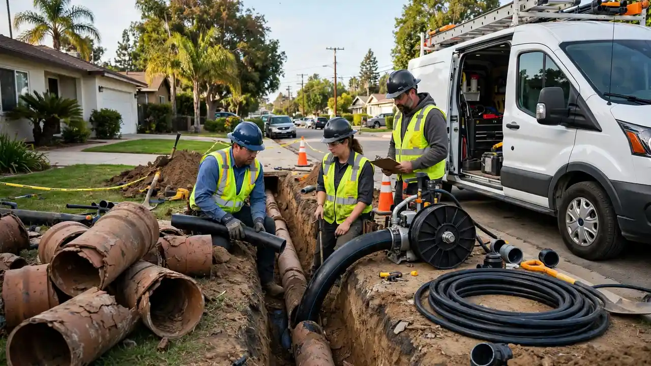 Sewer Line Replacement in Buena Park, CA