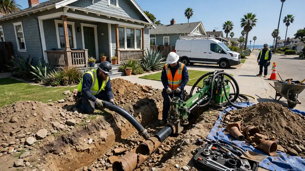 Sewer Line Replacement in Cypress, CA