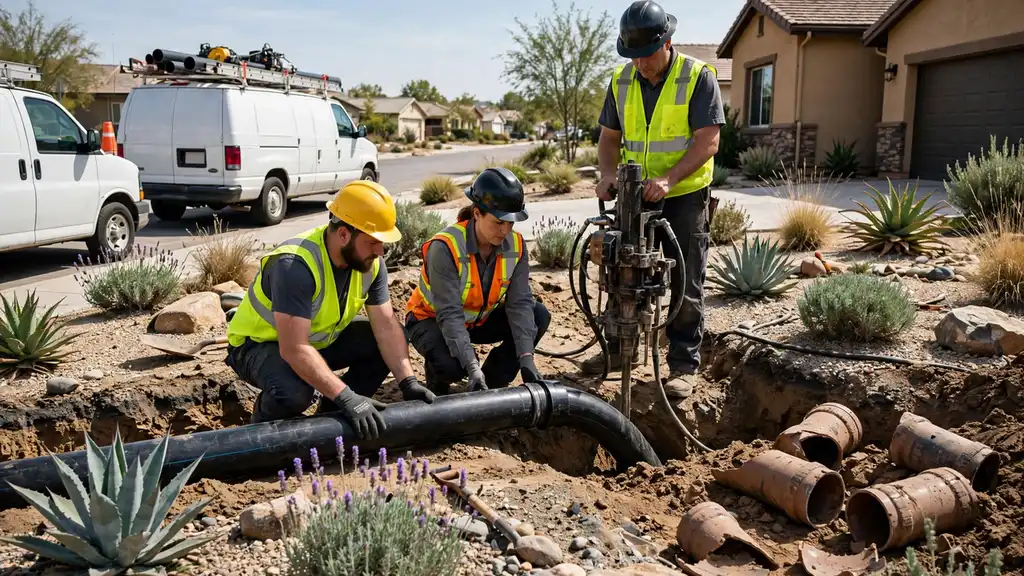 Sewer Line Replacement in Garden Grove, CA