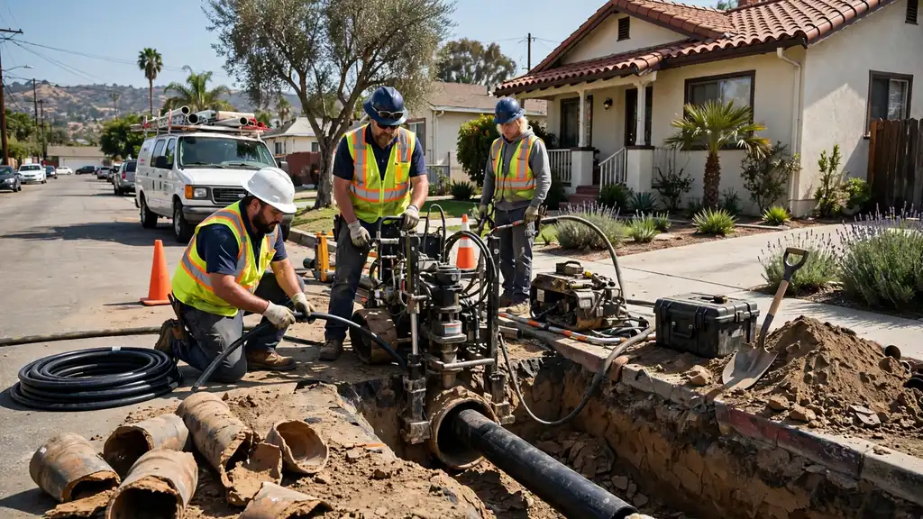 Sewer Line Replacement in La Mirada, CA