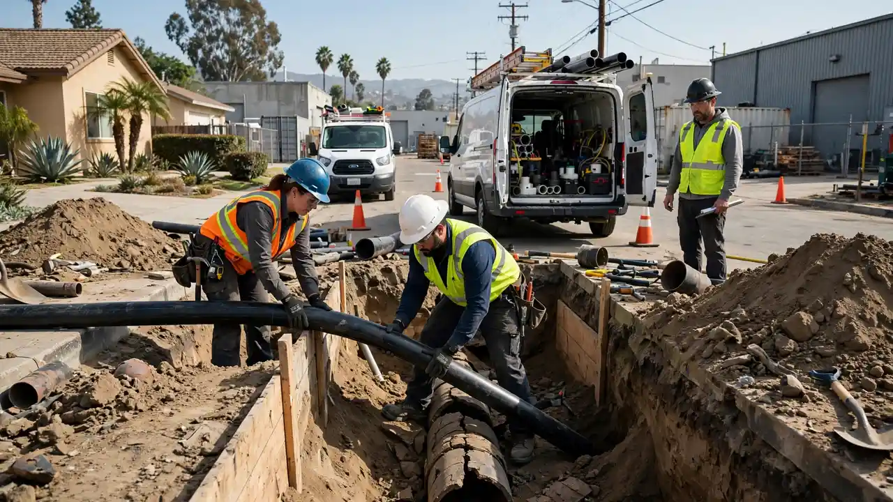 Sewer Line Replacement in Paramount, CA
