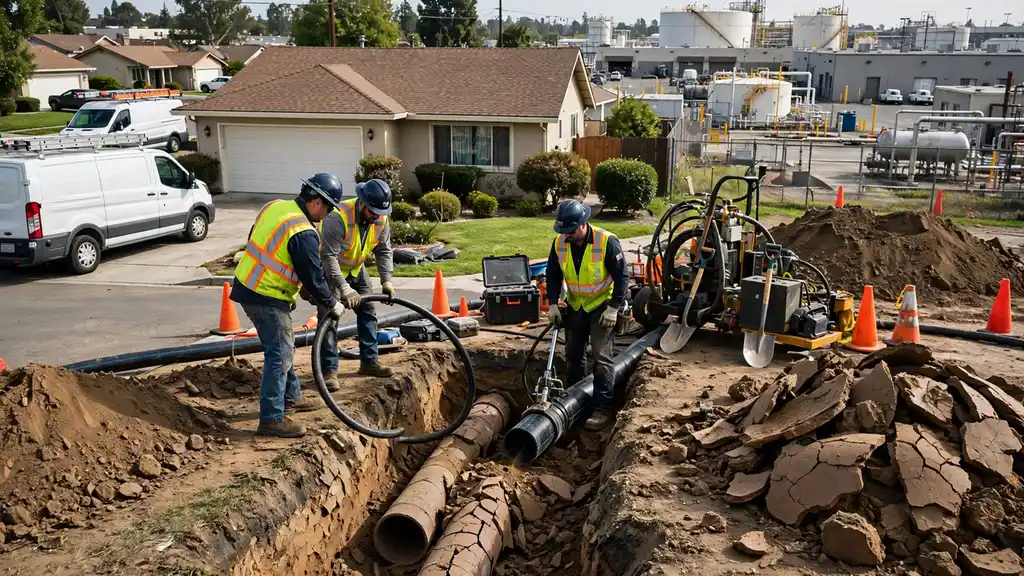 Sewer Line Replacement in Santa Fe Springs, CA