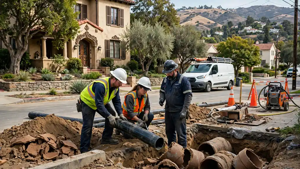 Sewer Line Replacement in Whittier, CA