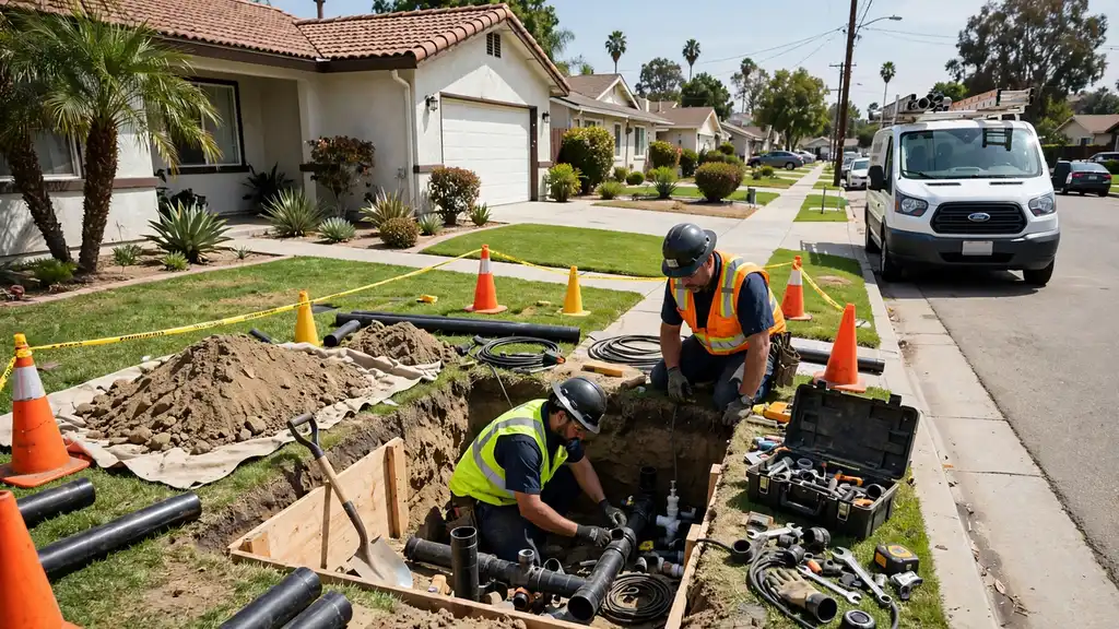 Trenchless Sewer Repair in Downey, CA