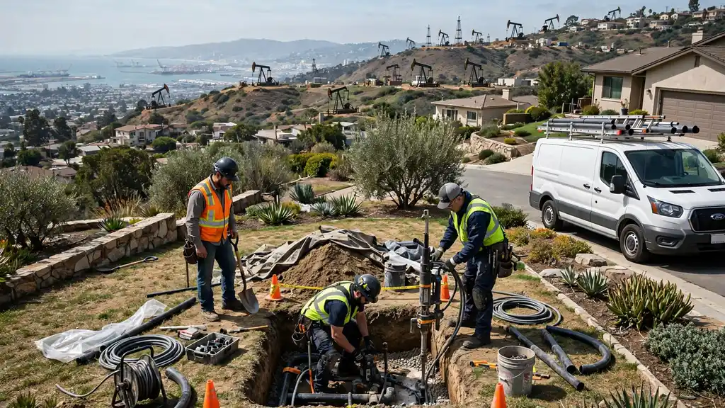 Reparación de alcantarillado sin zanja in Signal Hill, CA